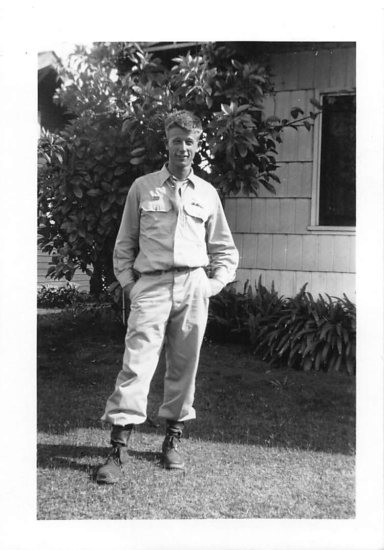 Reginald in early service uniform